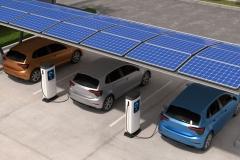 gunes-enerjisi-elektrikli-araba-sarj - 1